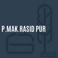 P.Mak.Rasid Pur Primary School Logo