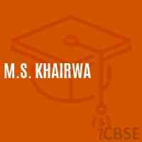 M.S. Khairwa Middle School Logo