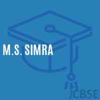 M.S. Simra Middle School Logo