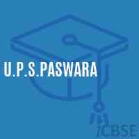 U.P.S.Paswara Middle School Logo