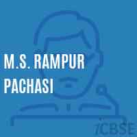 M.S. Rampur Pachasi Middle School Logo