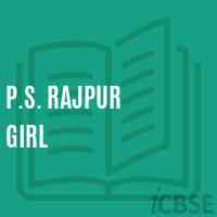 P.S. Rajpur Girl Primary School Logo