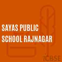 Sayas Public School Rajnagar Logo