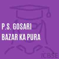 P.S. Gosari Bazar Ka Pura Primary School Logo