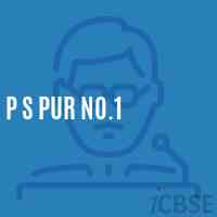 P S Pur No.1 Primary School Logo