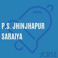 P.S. Jhinjhapur Saraiya Primary School Logo