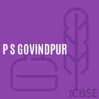 P S Govindpur Primary School Logo