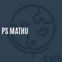 Ps Mathu Primary School Logo