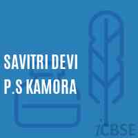 Savitri Devi P.S Kamora Primary School Logo