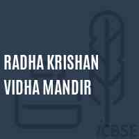 Radha Krishan Vidha Mandir Primary School Logo