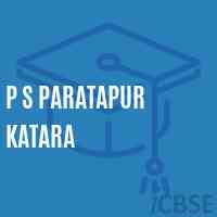 P S Paratapur Katara Primary School Logo