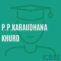 P.P.Karaudhana Khurd Primary School Logo