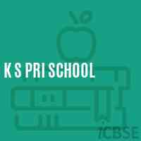K S Pri School Logo