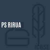 Ps Rirua Primary School Logo