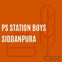 Ps Station Boys Siddanpura Primary School Logo