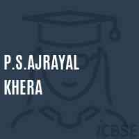 P.S.Ajrayal Khera Primary School Logo