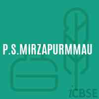 P.S.Mirzapurmmau Primary School Logo