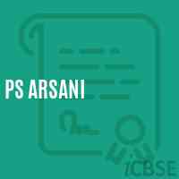 Ps Arsani Primary School Logo