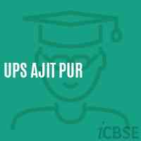 Ups Ajit Pur Middle School Logo
