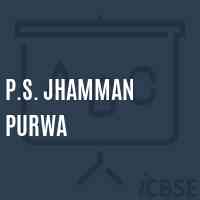 P.S. Jhamman Purwa Primary School Logo