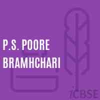 P.S. Poore Bramhchari Primary School Logo