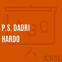 P.S. Dadri Hardo Primary School Logo