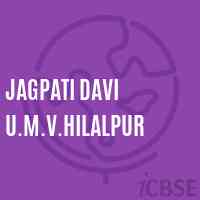 Jagpati Davi U.M.V.Hilalpur Secondary School Logo