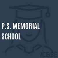 P.S. Memorial School Logo