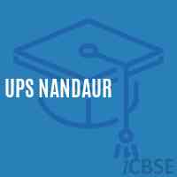 Ups Nandaur Middle School Logo