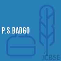 P.S.Badgo Primary School Logo