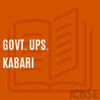 Govt. Ups. Kabari Middle School Logo