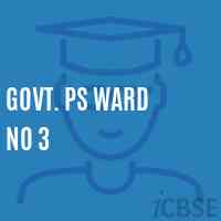 Govt. Ps Ward No 3 Primary School Logo