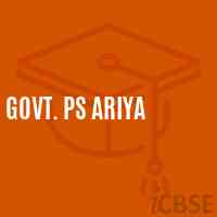 Govt. Ps Ariya Primary School Logo