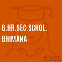 G.HR.SEC.Schol. BHIMANA High School Logo