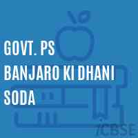 Govt. Ps Banjaro Ki Dhani Soda Primary School Logo