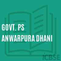 Govt. Ps Anwarpura Dhani Primary School Logo