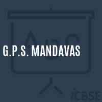 G.P.S. Mandavas Primary School Logo