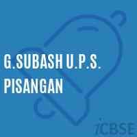 G.Subash U.P.S. Pisangan Middle School Logo