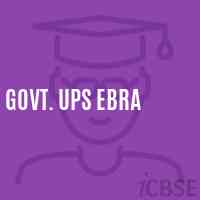 Govt. Ups Ebra Middle School Logo