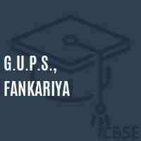G.U.P.S., Fankariya Middle School Logo