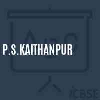 P.S.Kaithanpur Primary School Logo