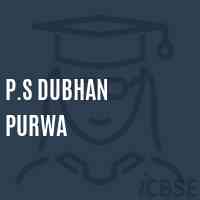 P.S Dubhan Purwa Primary School Logo