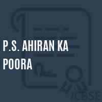 P.S. Ahiran Ka Poora Primary School Logo
