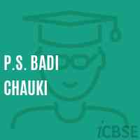 P.S. Badi Chauki Primary School Logo