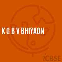K G B V Bhiyaon Middle School Logo