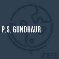 P.S. Gundhaur Primary School Logo