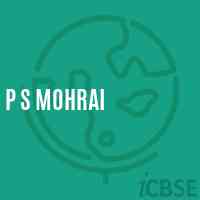 P S Mohrai Primary School Logo