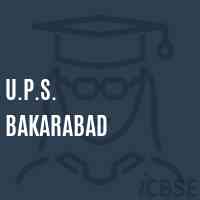 U.P.S. Bakarabad Middle School Logo