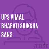 Ups Vimal Bharati Shiksha Sans Middle School Logo
