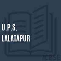 U.P.S. Lalatapur Middle School Logo
